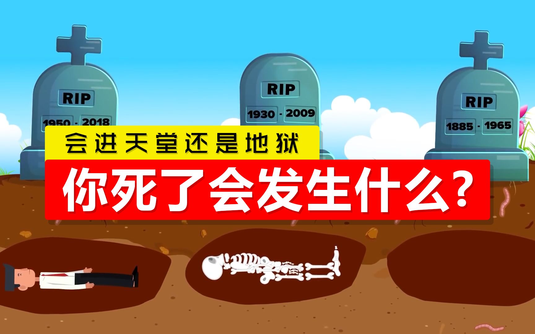 [图]我们死后会发生什么？会进天堂还是地狱 会万古流芳还是遗臭万年