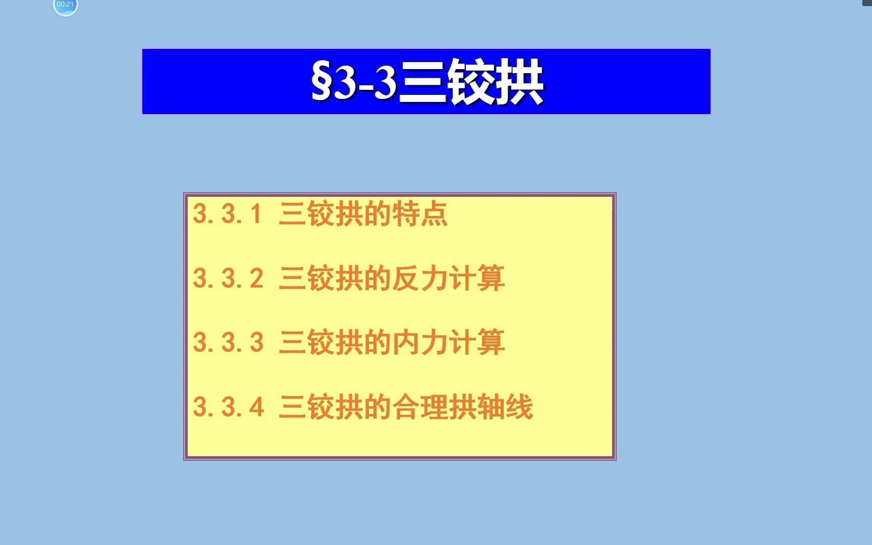 3.3.结构力学 — 三铰拱哔哩哔哩bilibili