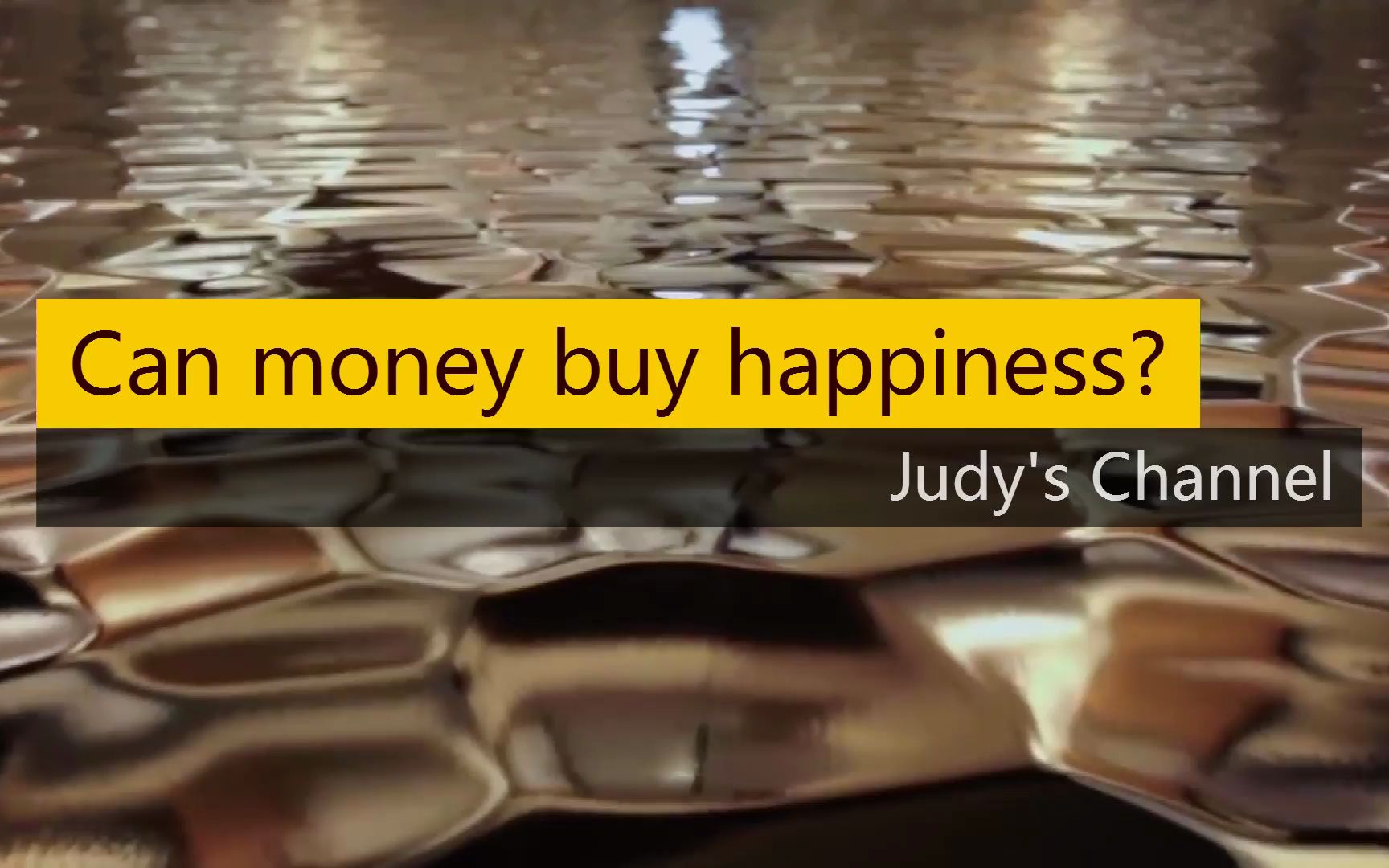 Can money buy happiness? The answer is yes!哔哩哔哩bilibili