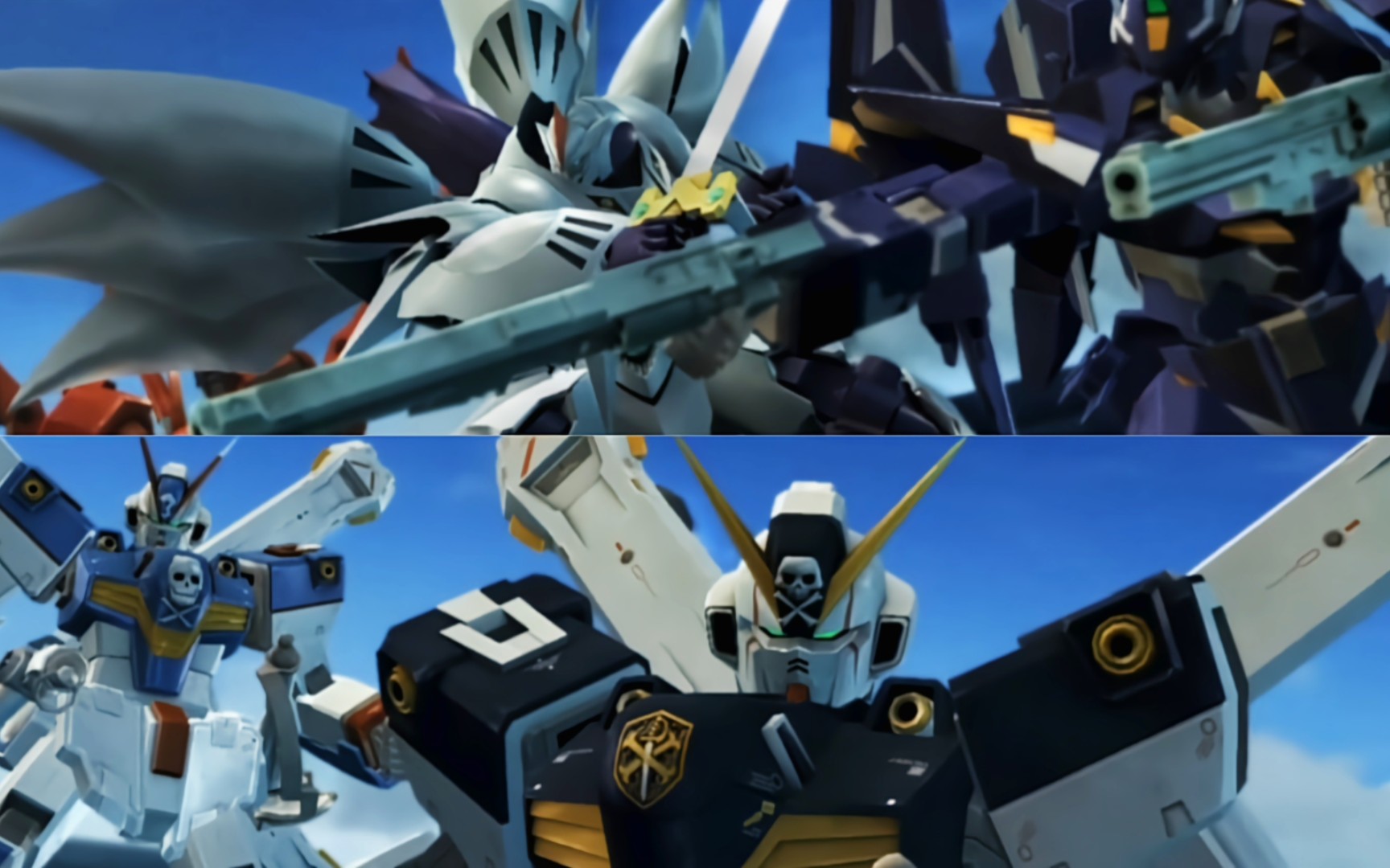 【名场面】中字 异世纪传说r 塞巴斯塔救场和海盗高达相遇