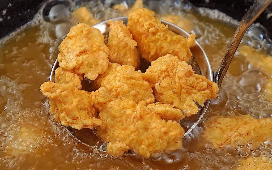 【中英文字幕】肯德基爆米花鸡| 脆皮炸鸡食谱 | 比外卖好