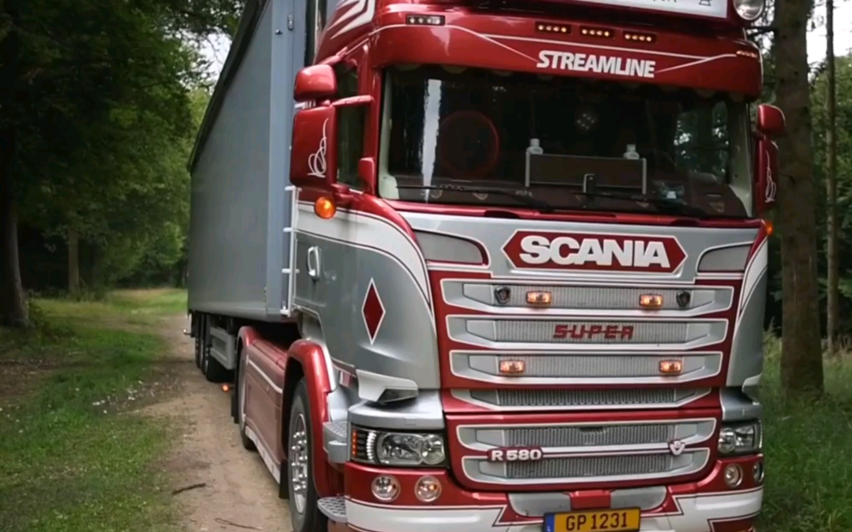 斯堪尼亚r580v8,运输效果.