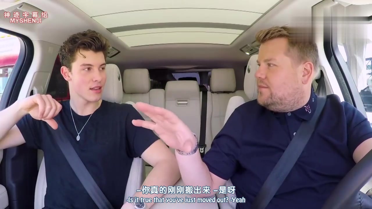 柯登拼车秀shawnmendes的拼车卡拉秀中英双语神迹字幕组
