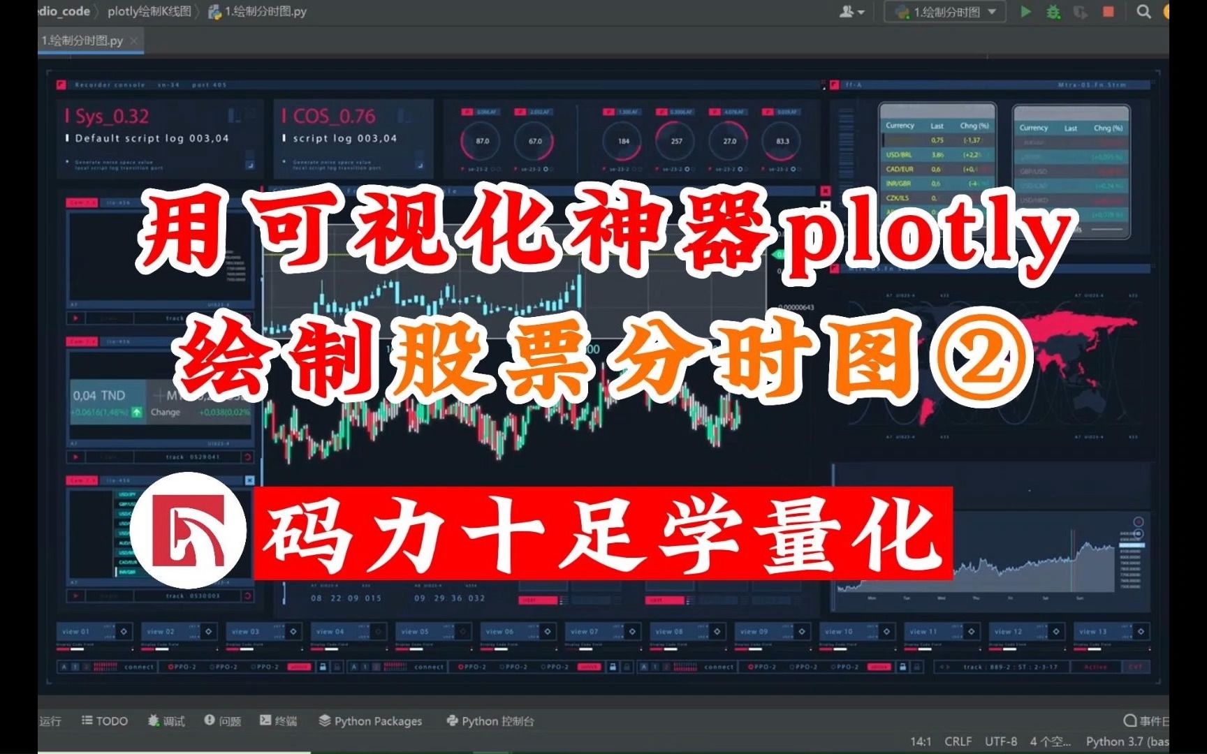 用可视化神器plotly绘制股票分时图