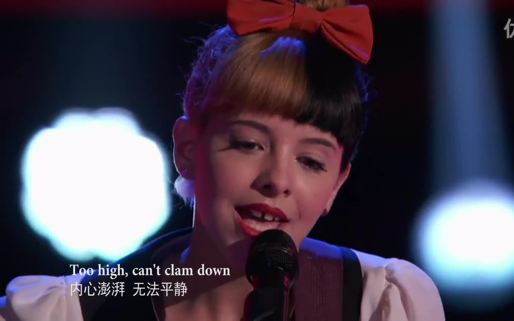 自制字幕安利牙牙melaniemartineztoxic好声音