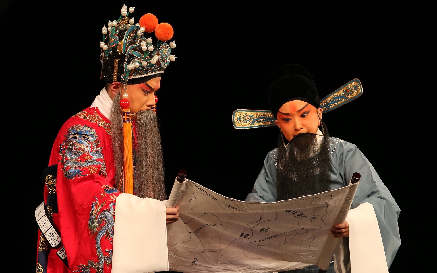 文图会之刘备众人为张松饯行瑜老板演绎张松醉酒名场面