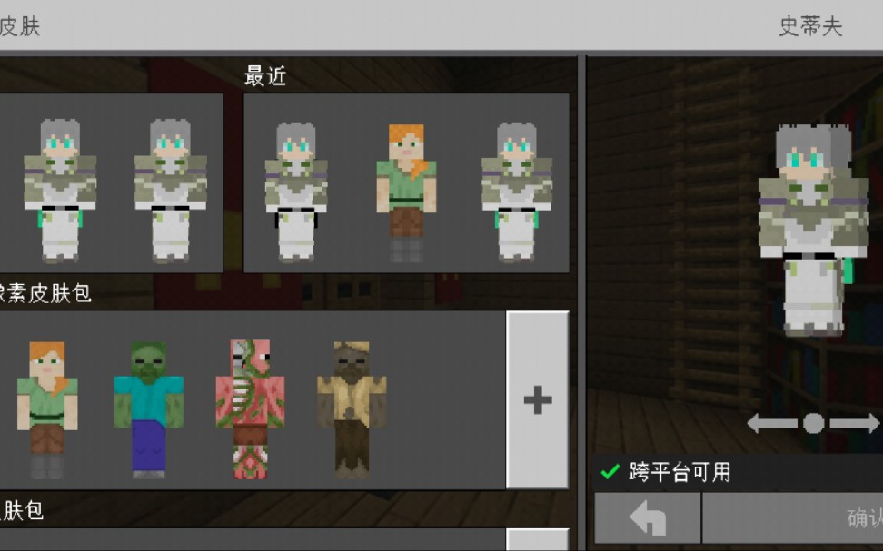 我的世界国际版在哪购买皮肤