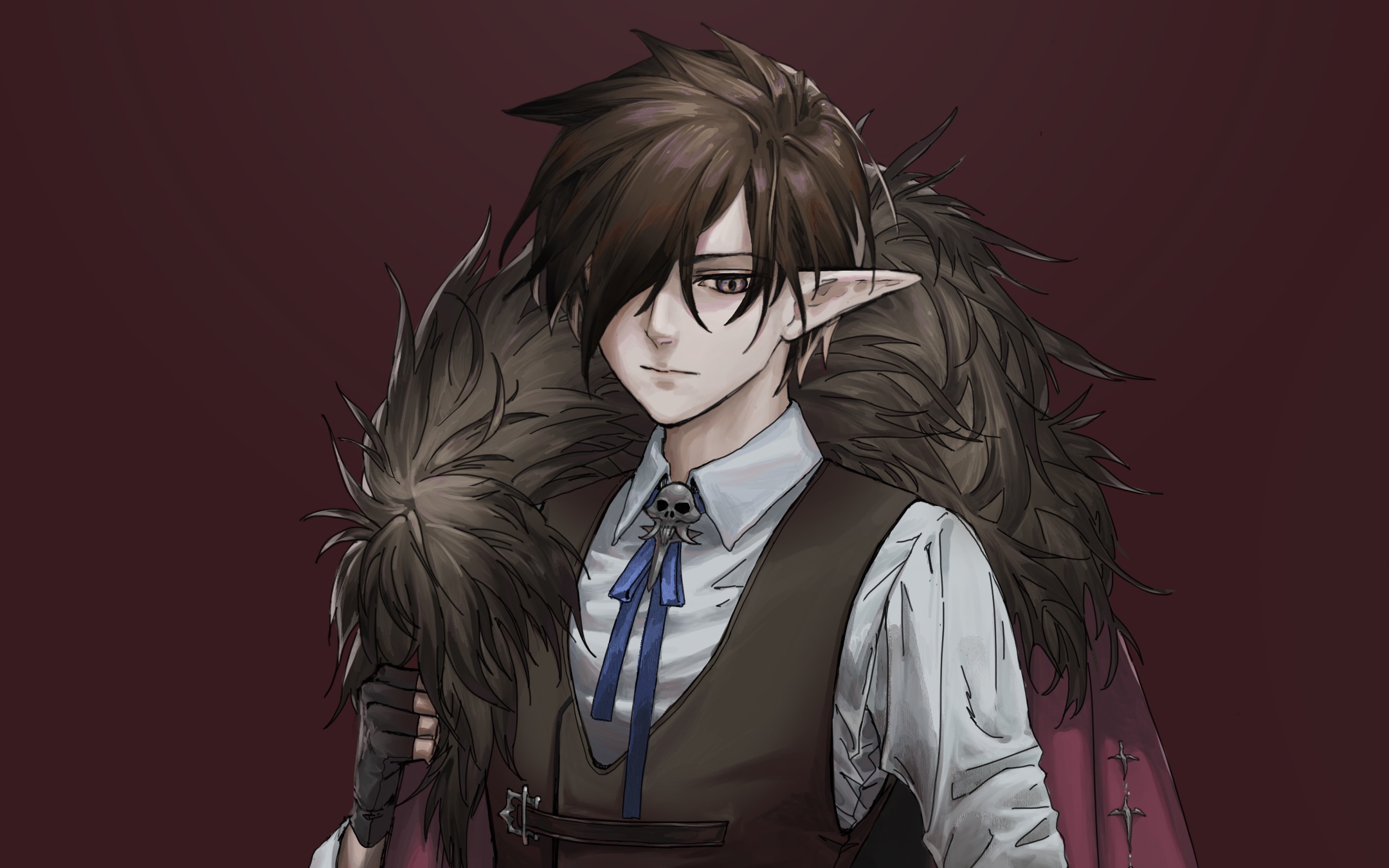 活动【procreate】dnf魔皇-同人绘画过程