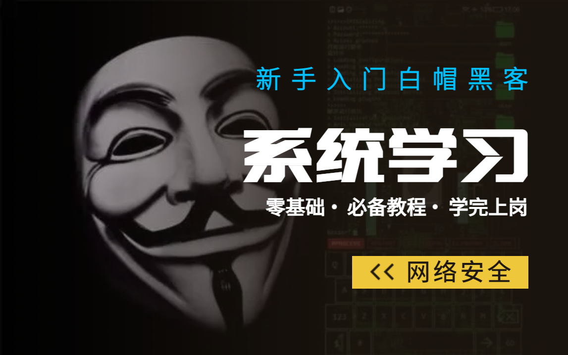 系统的网络安全入门到入灰、零基础白帽黑客教程,分享给大家参考学习哔哩哔哩bilibili