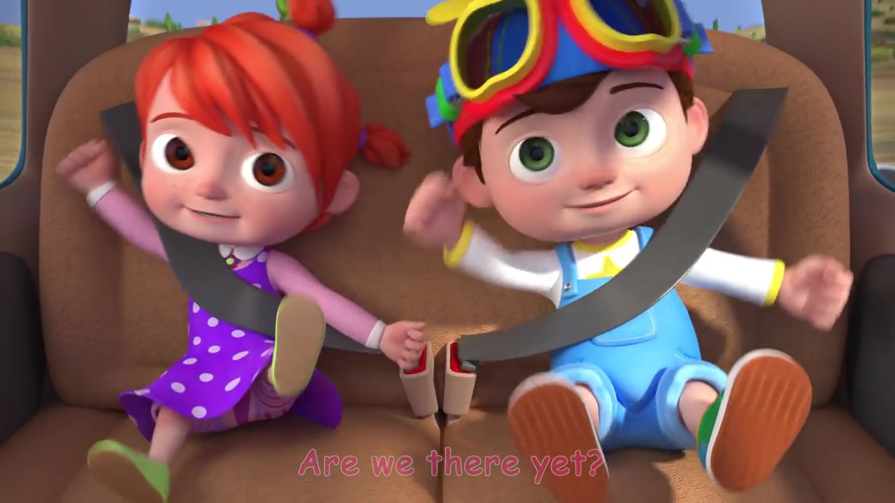 [图]英文儿歌 早教 磨耳朵 Are We There Yet__ Song _ CoCoMelon Nursery Rhymes & Kids Songs