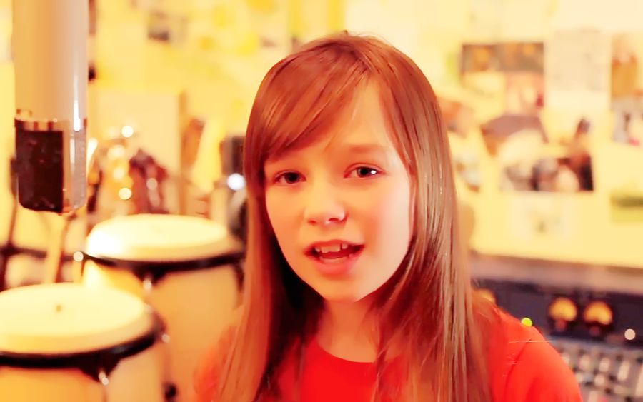 [图]最近很火的12岁小康妮，天籁之音❤『Connie Talbot - Count On Me』