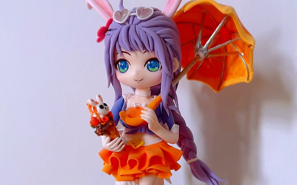 【黏土手办】公孙离蜜橘之夏_哔哩哔哩_bilibili