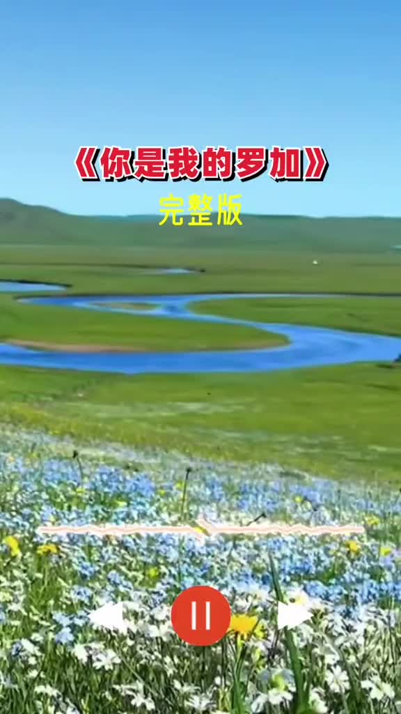 你是我的罗加草原歌曲好歌分享抖音小助手dou小助手