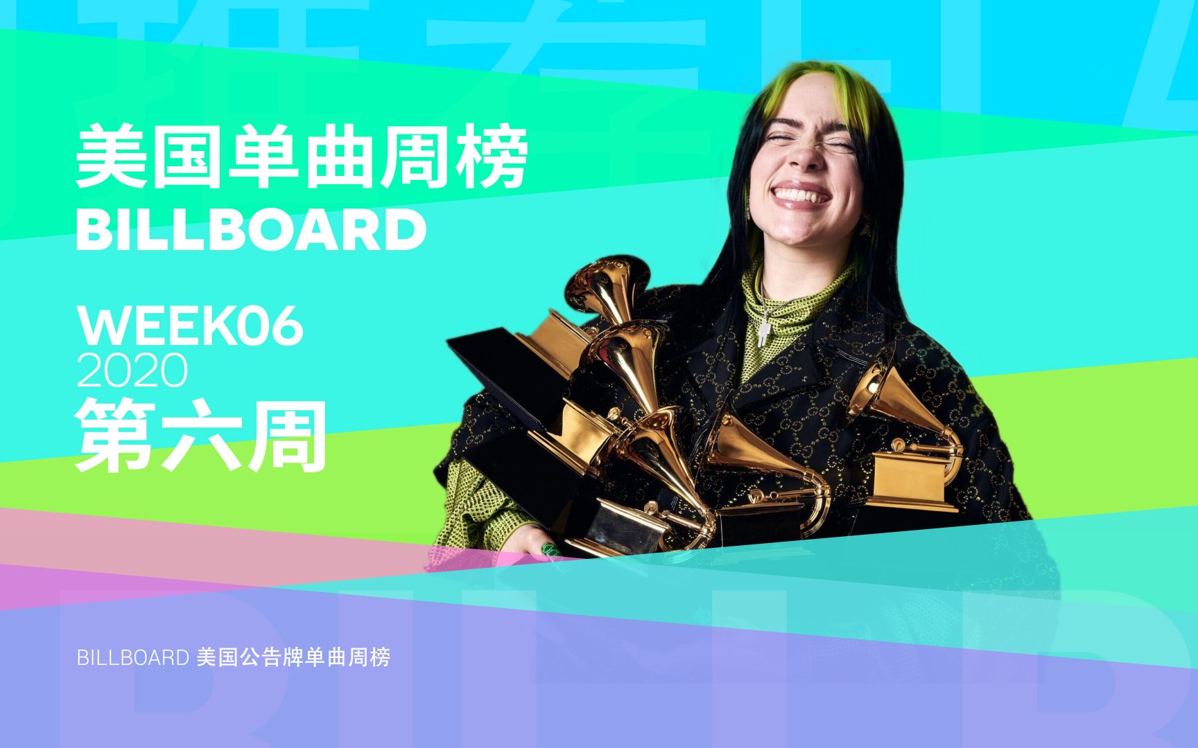 活动  billboard美国单曲榜 格莱美效应来啦!2020第06周「木jj出品」