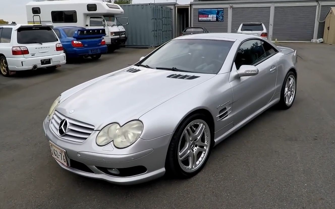 奔驰 r230 sl级 sl55 amg 2002款 日本二手车(机翻字幕敬请谅解)