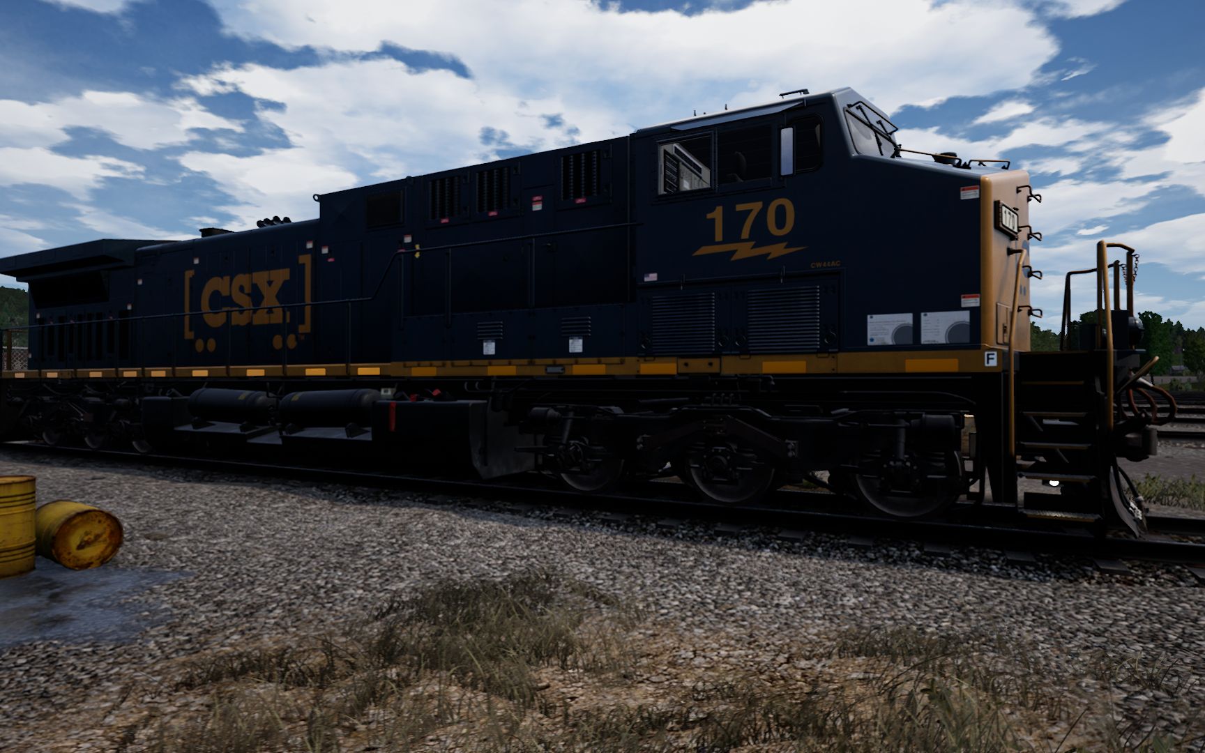 活动作品火车模拟世界2第23集沙班地段开新车ac4400玩转盘