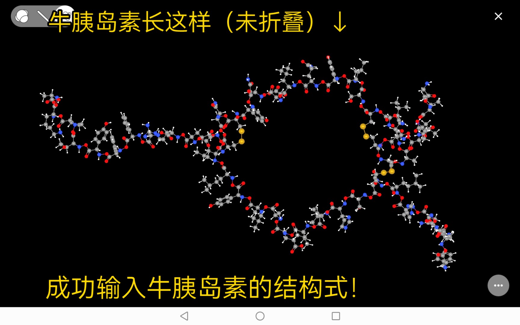 【Kingdraw】成功绘制牛胰岛素的结构式哔哩哔哩bilibili