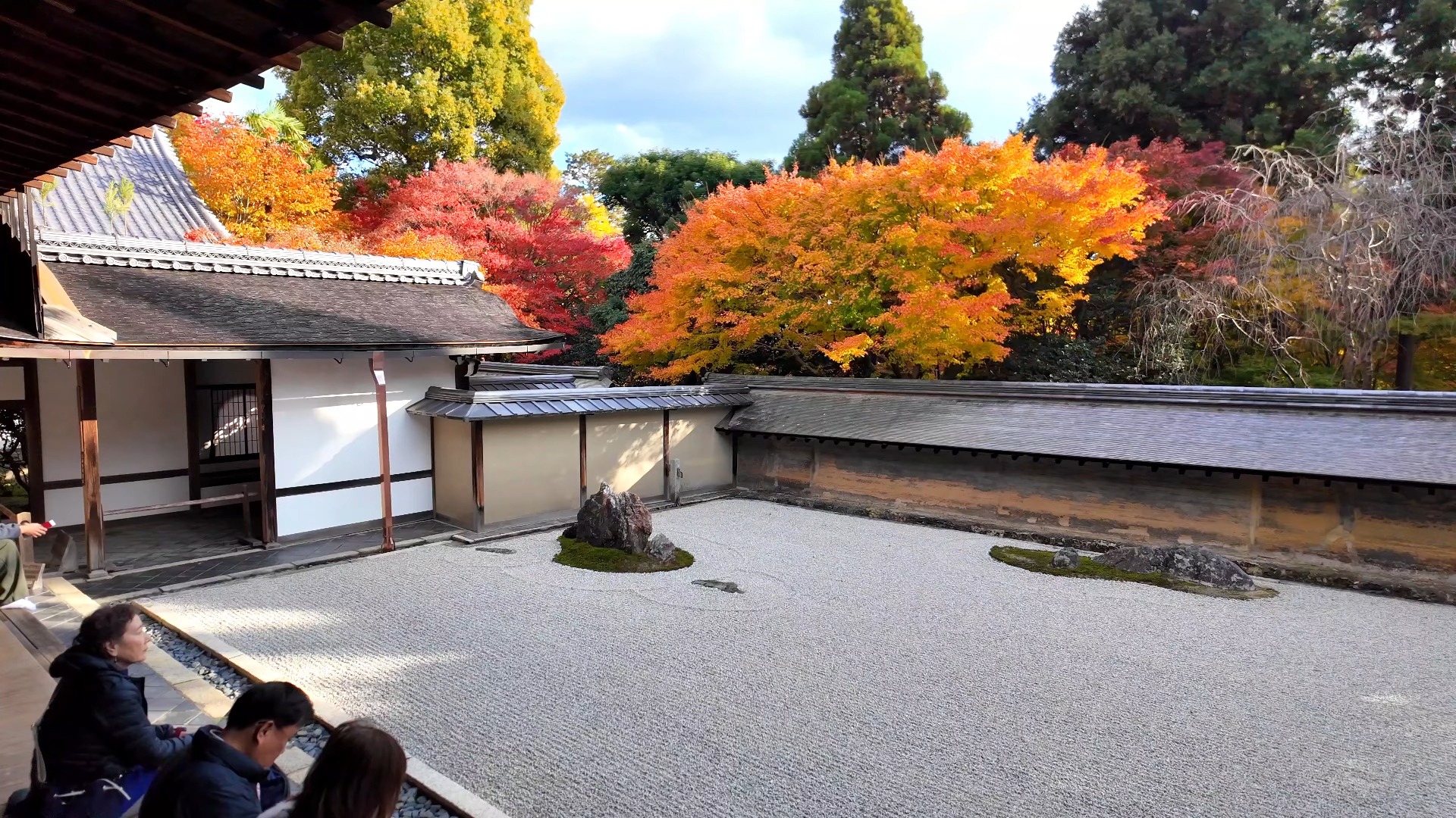 龙安寺鸟瞰图片