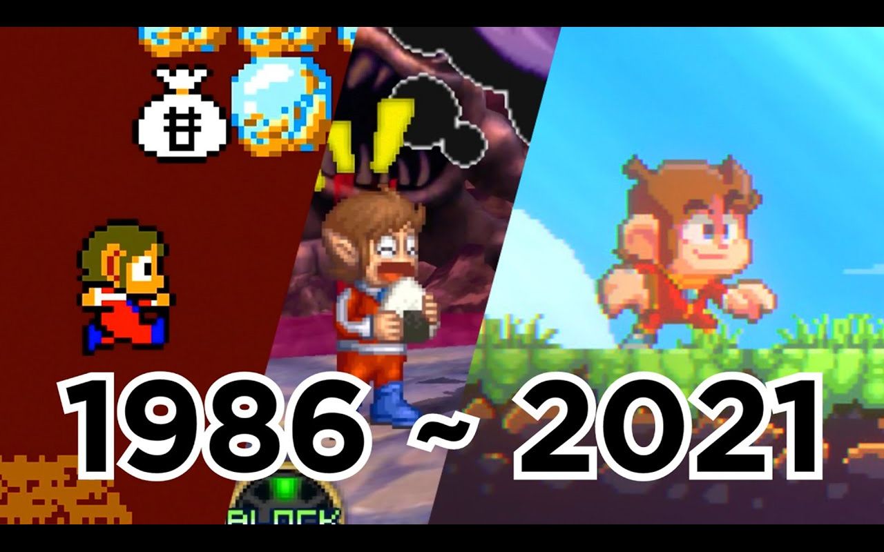 [图]【进化史】阿历克斯小子 Alex Kidd Games 1986 - 2021