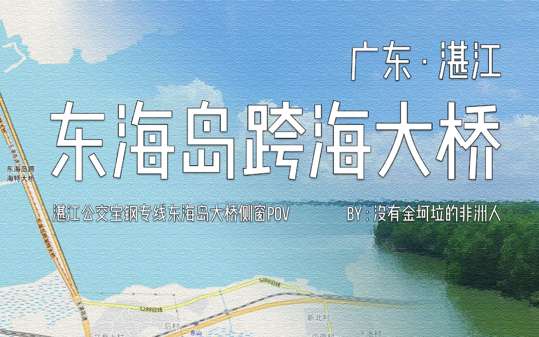 【公交POV】广东湛江东海岛跨海大桥哔哩哔哩bilibili