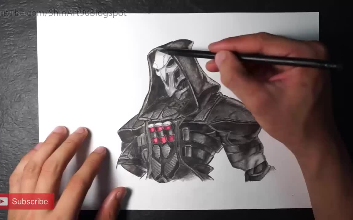 如何画死神