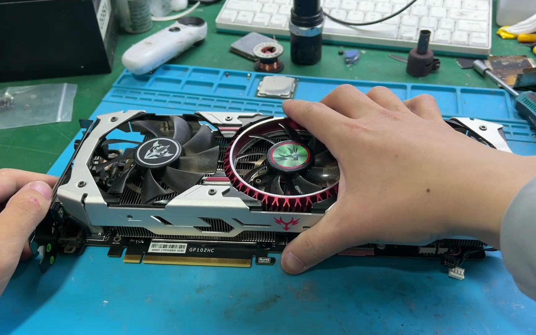 七彩虹1080ti,检查过了,确实爱烧