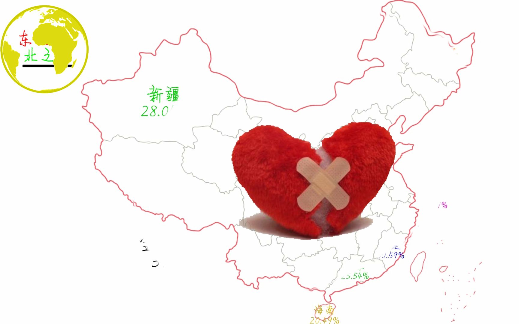 我国各地离婚占结婚的比例,全国平均值近35%,最高你猜是多少?哔哩哔哩bilibili