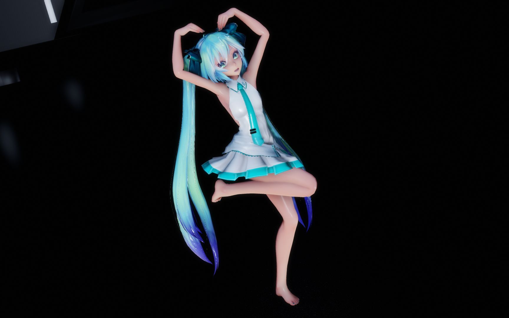 [图]【MMD】露背裸足超可爱Miku