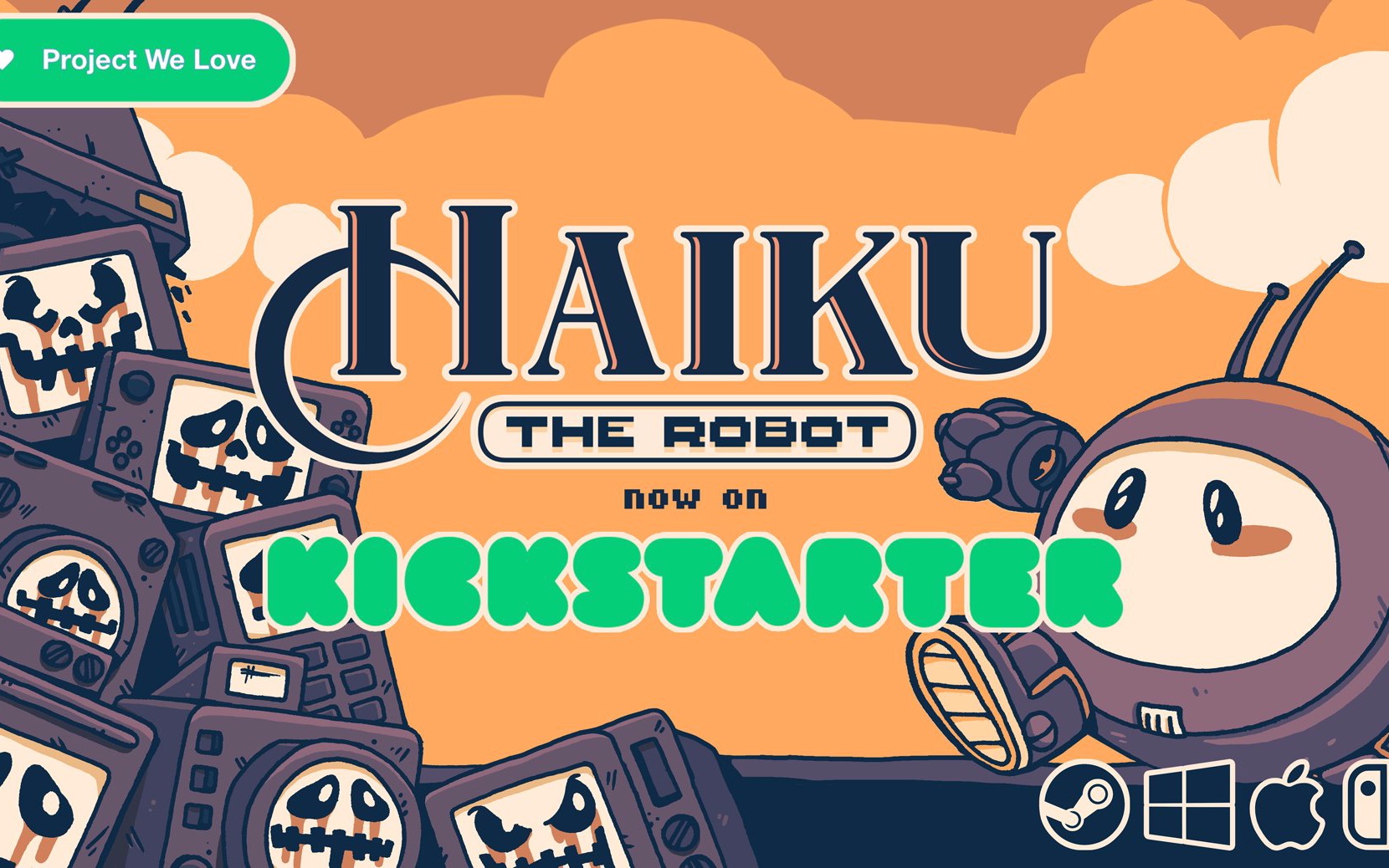 【haiku the robot】如同空洞骑士和超级银河战士的独立游戏