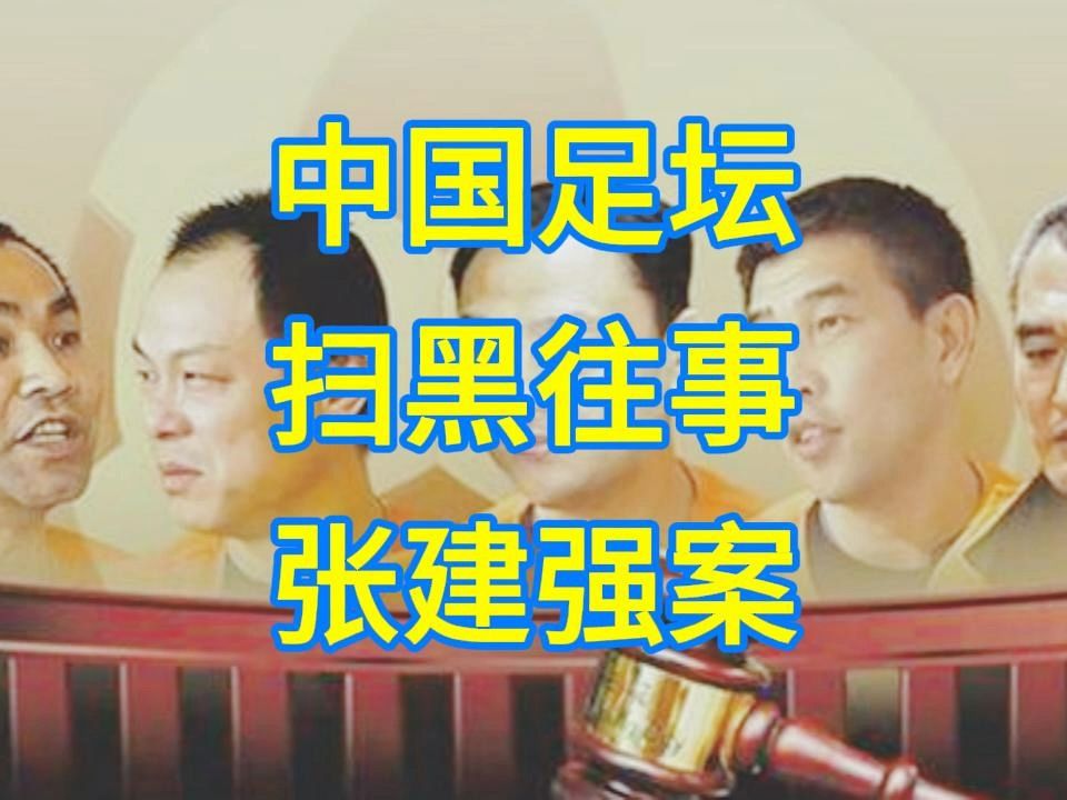 中国足坛扫黑往事:咬出陆俊的“官哨”代理人张建强哔哩哔哩bilibili