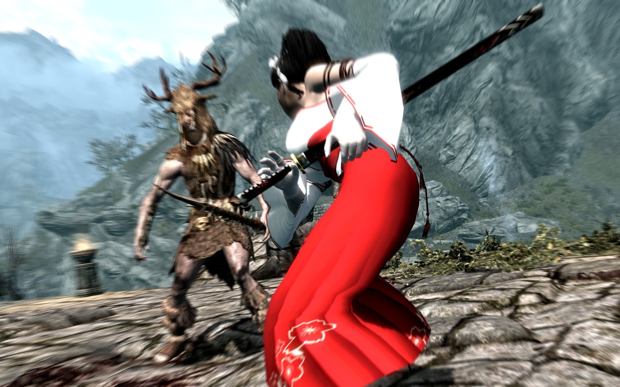 活动作品上古卷轴5天际居合斩拔刀斩