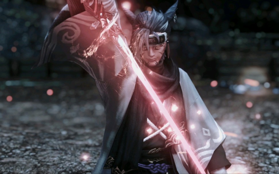 【最终幻想14】很帅的猫叔叔武士