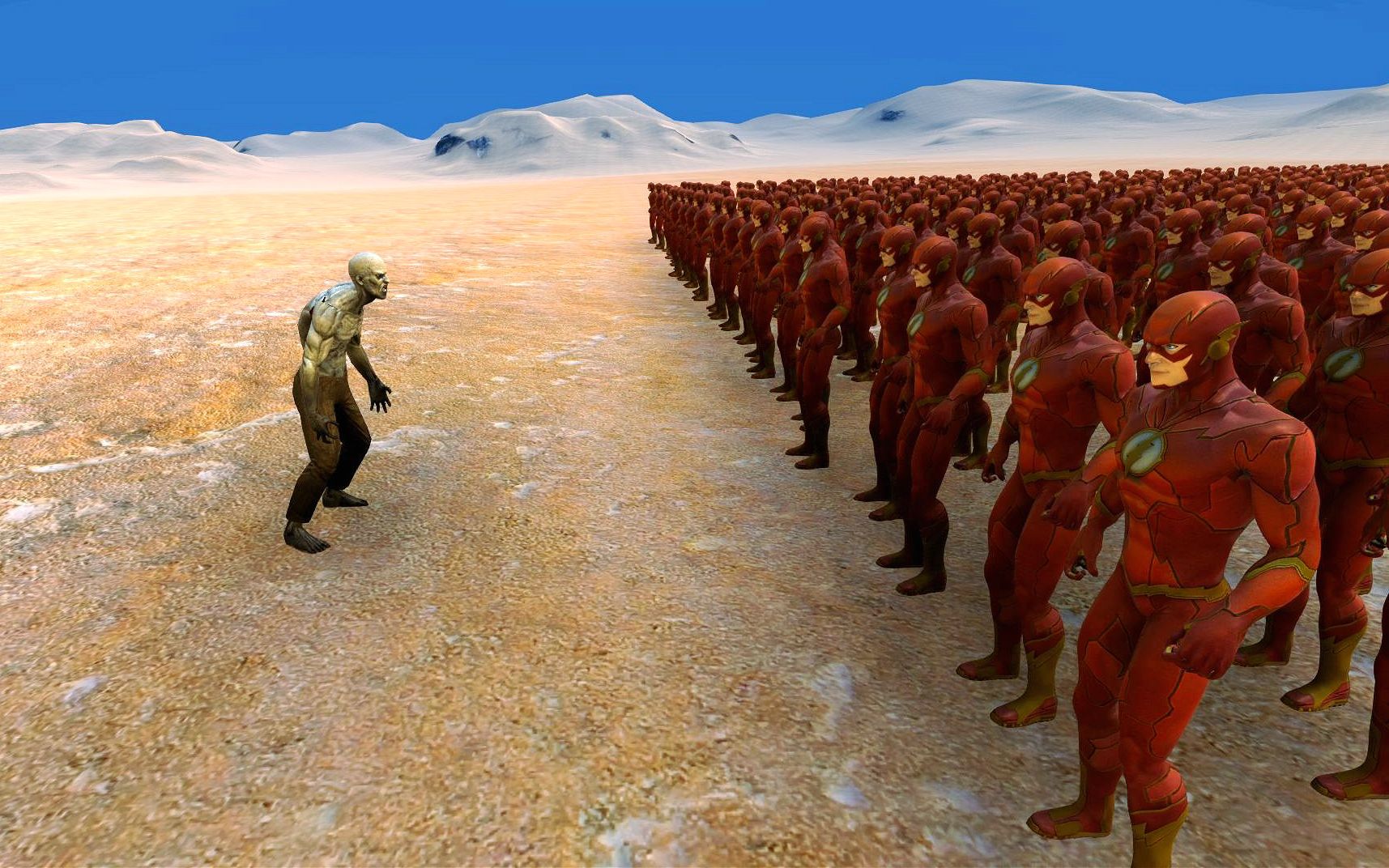 活动  1个丧尸挑战1000个闪电侠,它能否把每个闪电侠都变成丧尸?