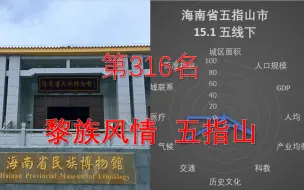 Tải video: 中国城市323排行榜 第316名——五指山（五线下）