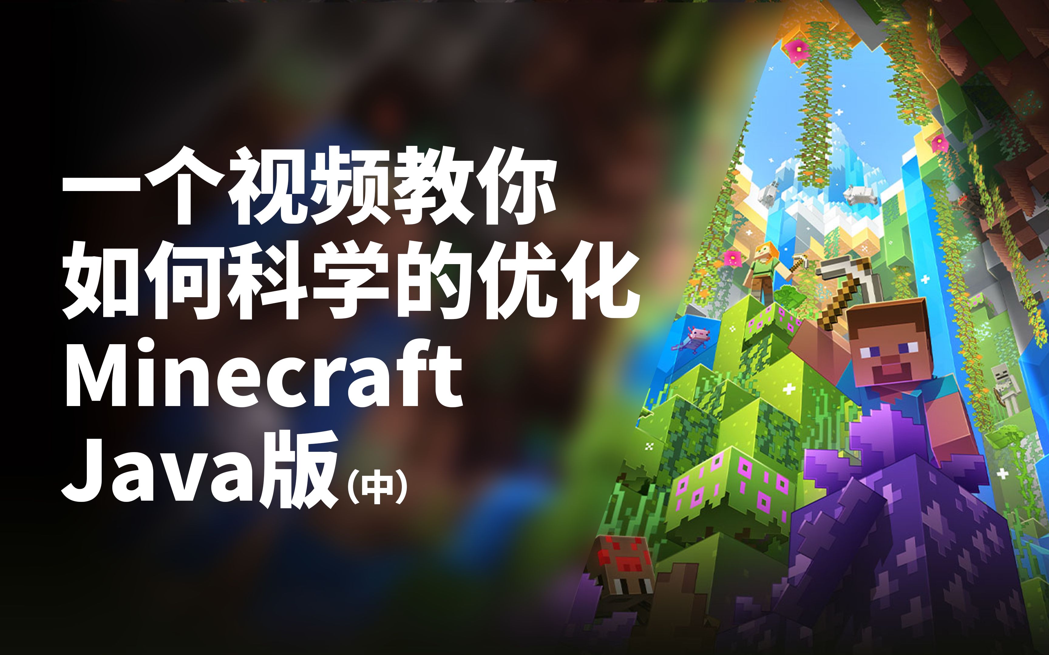 Minecraft Java版该怎么科学的进行优化?(中) | 我的世界优化教程哔哩哔哩bilibili我的世界教程