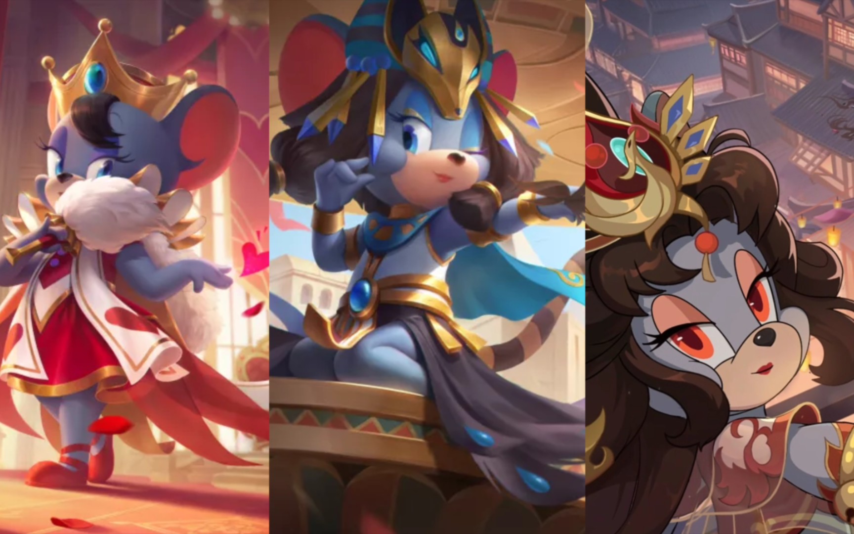 猫鼠宣传片对比:红桃皇后vs太阳神女vs朱雀令,玛丽皮你爱谁