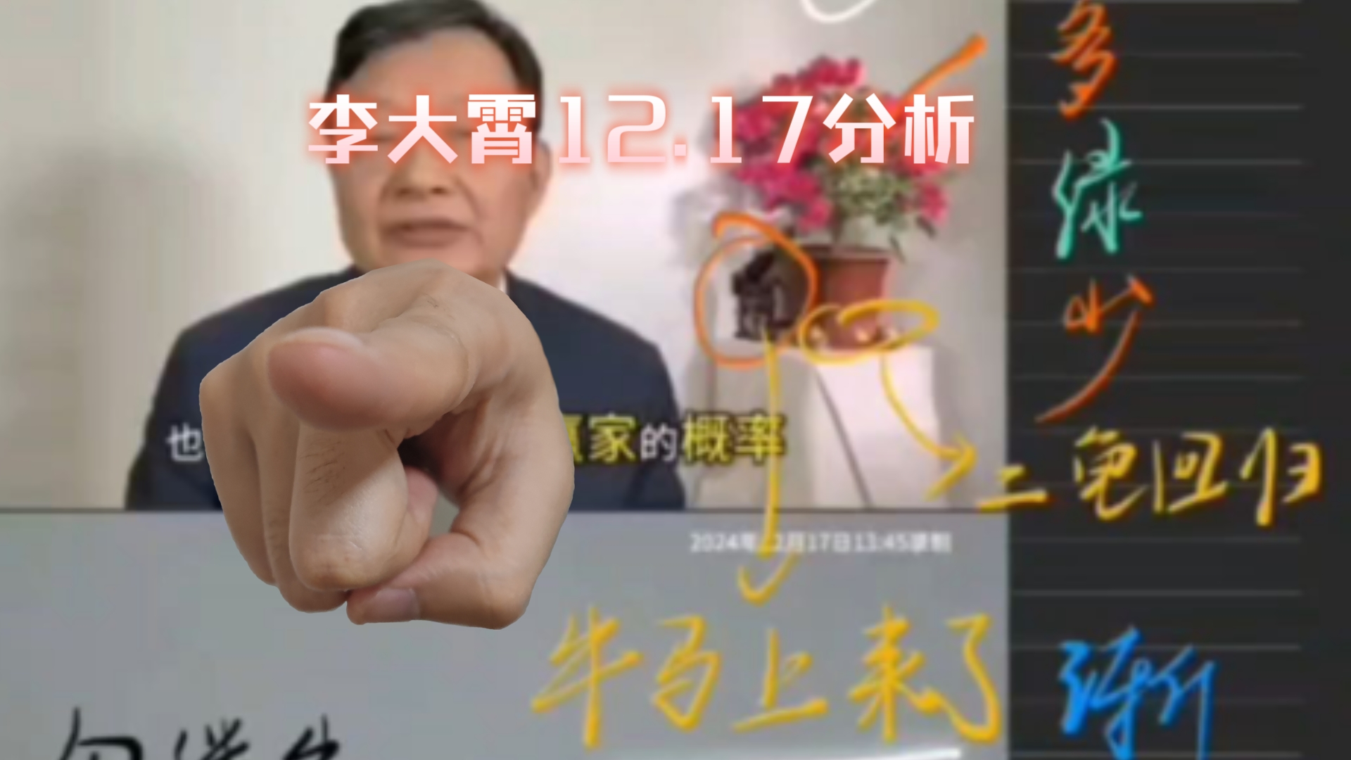 李大霄12.17分析哔哩哔哩bilibili