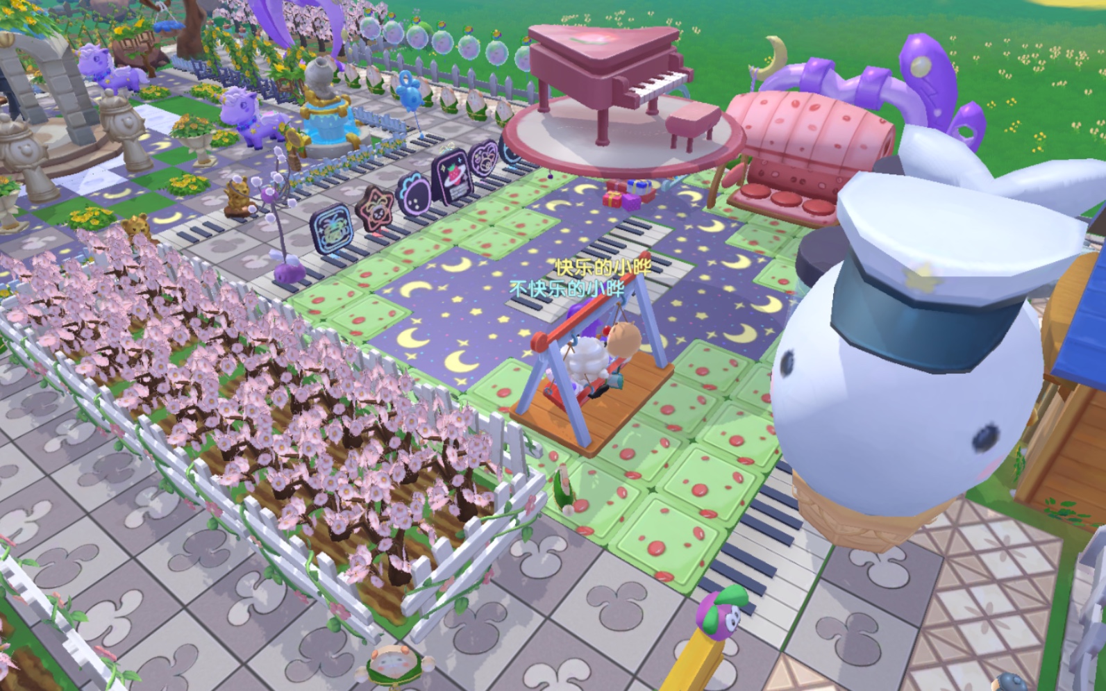 【摩尔庄园】带你参观种地人的樱花园
