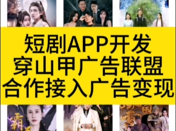 短剧APP开发穿山甲广告联盟合作接入广告变现#短剧APP #广告联盟 #广告变现哔哩哔哩bilibili