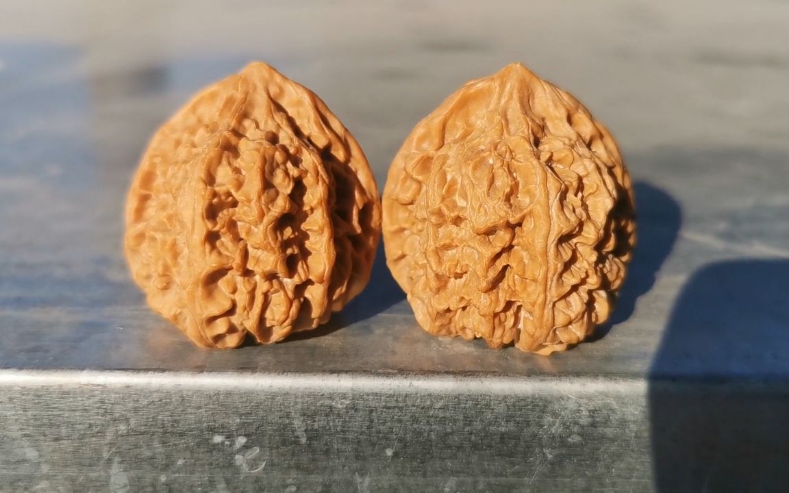 麻核桃,小众野牛凹底小气门,纹路深,骨质极佳盘玩后期玛瑙红