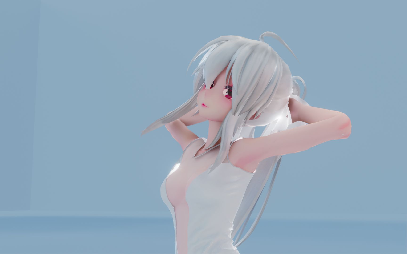 【弱音mmd/布料】纯白恋歌