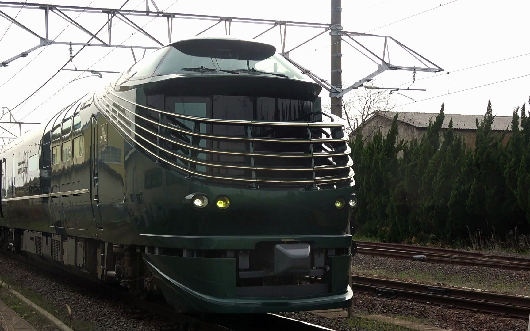 2022年3月jr山阴本线jr87系twilightexpress瑞风豪华卧铺列车从西出云