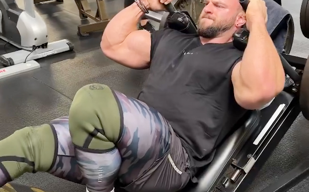 eric janicki 埃里克·贾尼基,单腿哈克深蹲太残酷了