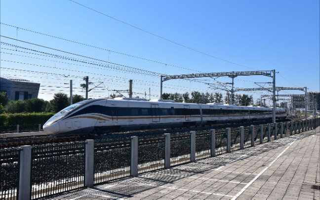 cj5e-a型电力动车组在北京环形铁路跑圈