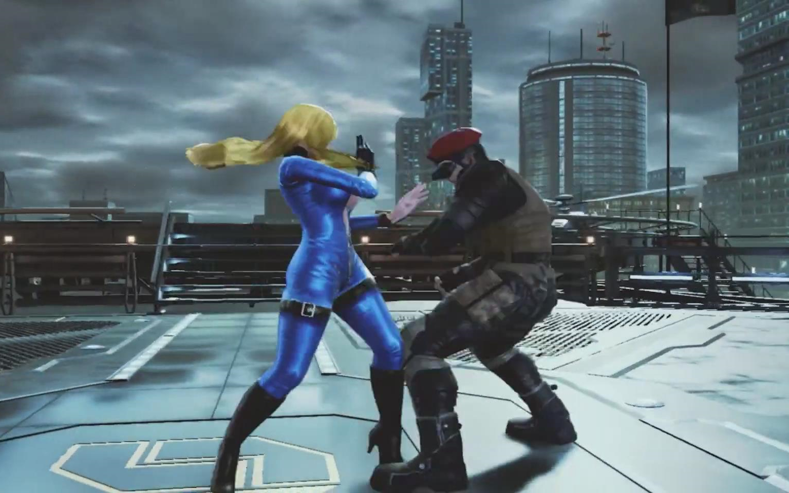 《铁拳7》紧身衣莉莉的对战集锦