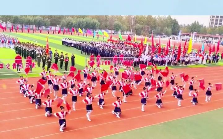 幼儿园小学运动会艺术节红旗操《勇敢跳》旗子舞霸气开场舞,舞动中国梦加油完整版#运动会开幕式舞蹈#红旗操#加油amigo#旗子舞#甩旗哔哩哔哩bilibili