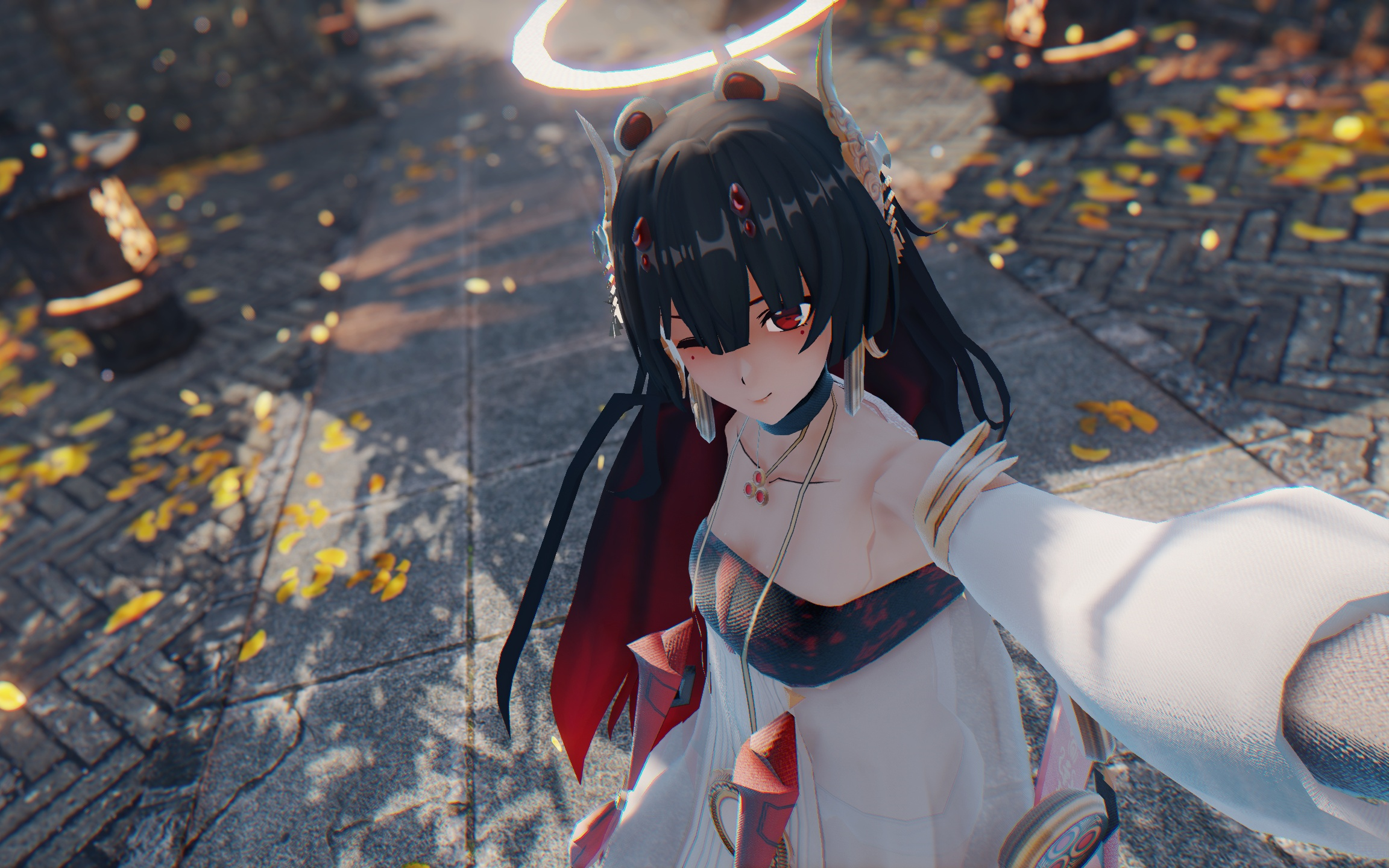 给老婆露西亚买了新衣服后,她立马.