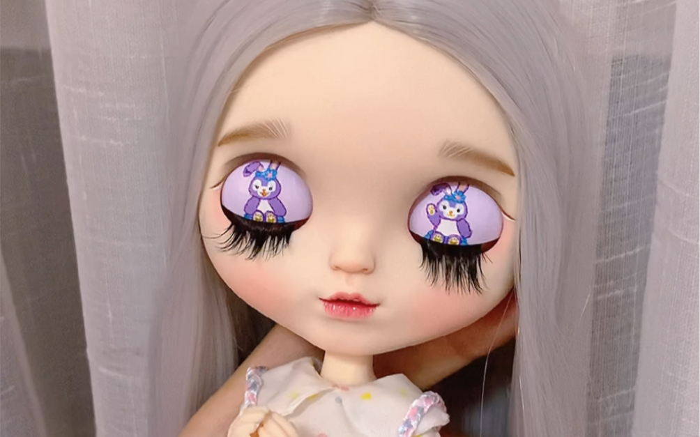 blythe小布娃娃改妆展示,每个女生心中都有一只可爱的星黛露吧,原相机