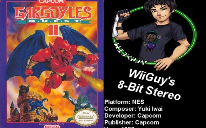 [图][WiiGuy043] Gargoyle's Quest 2 (NES) 魔界村外传 - 石像鬼历险记 II OST 立体声化