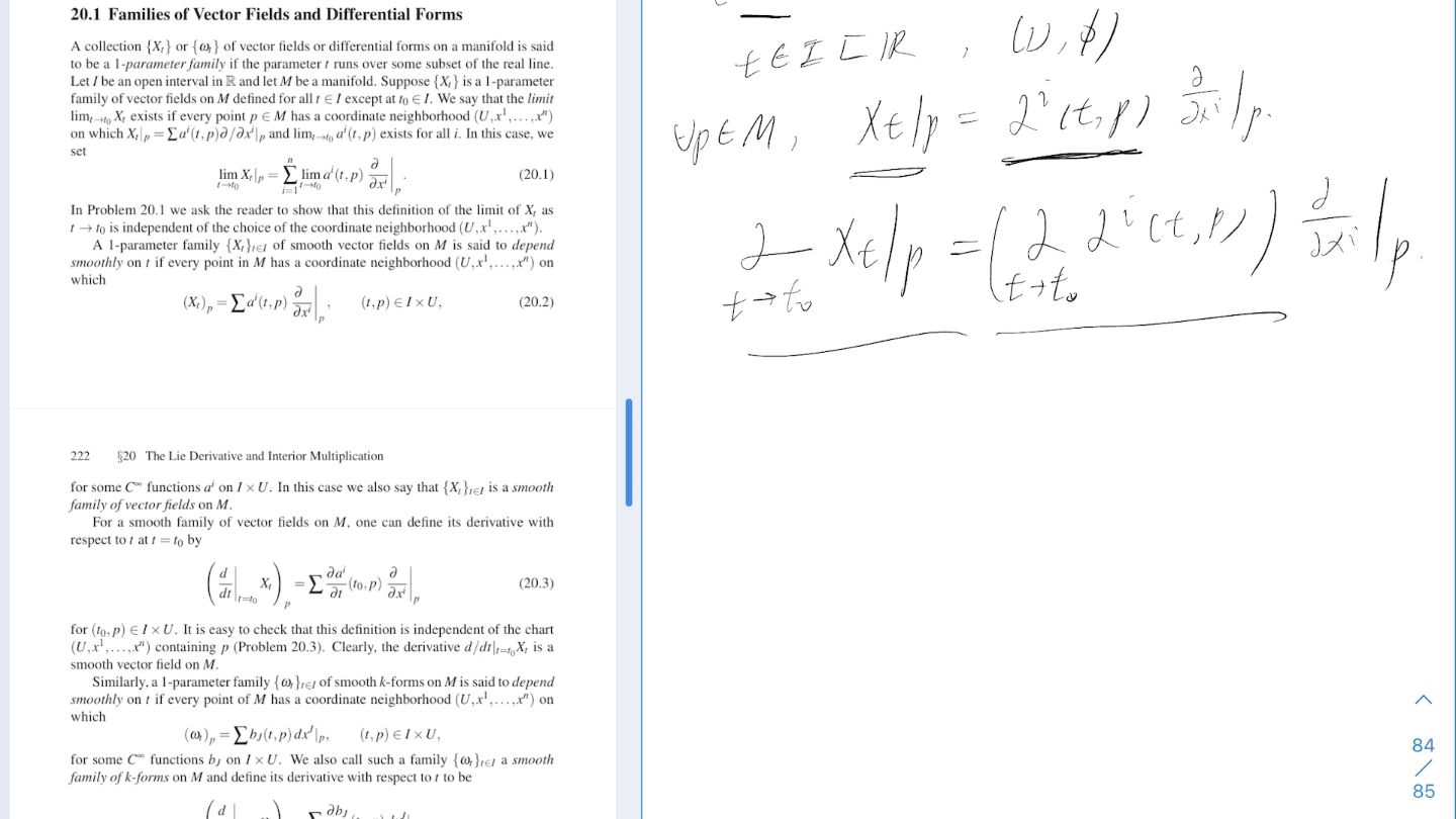 [图]流形导论|The Lie Derivative-Families of Vector Fields and Differential Forms